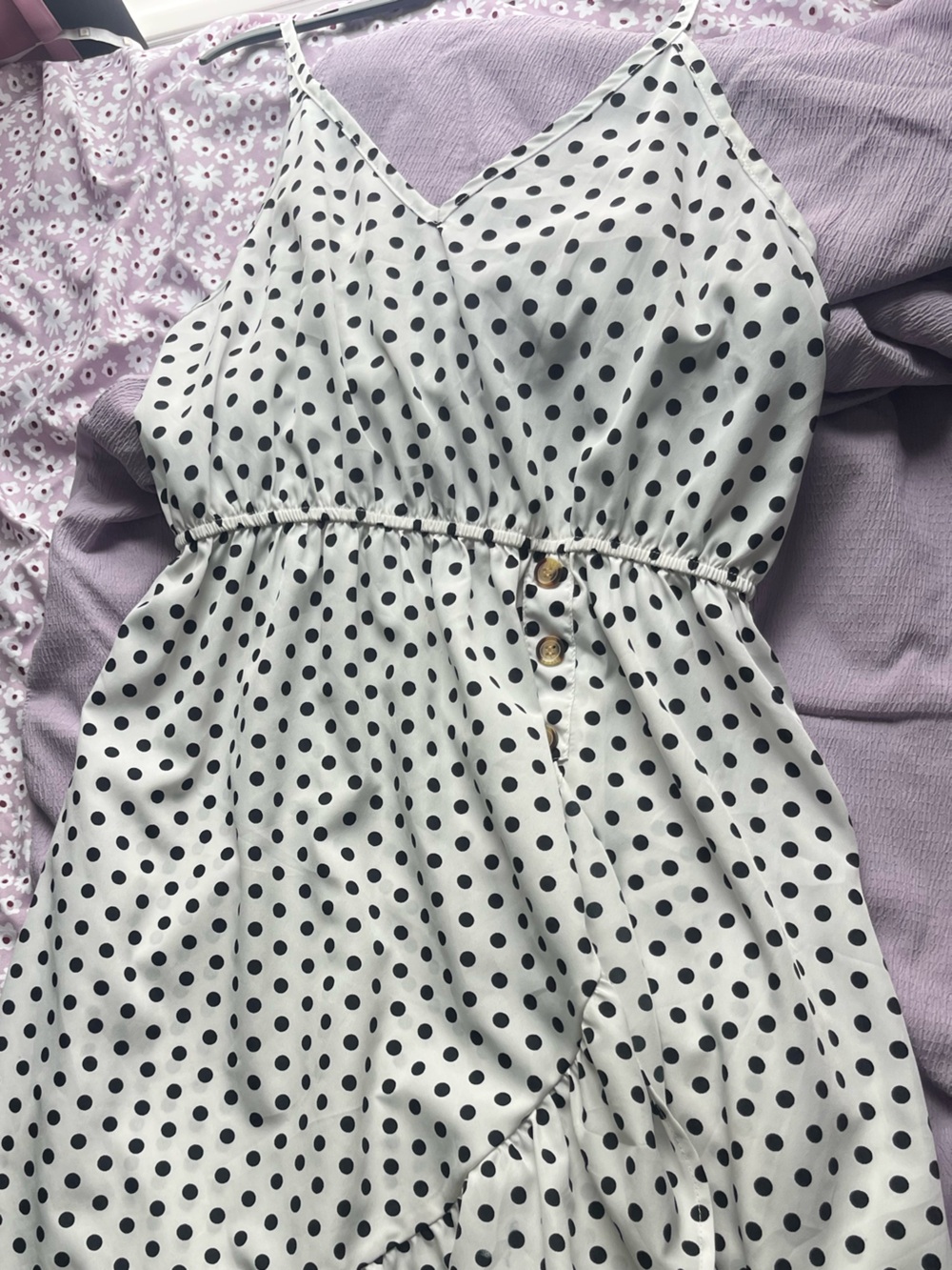 Polka Dot Spaghetti Strap Dress
